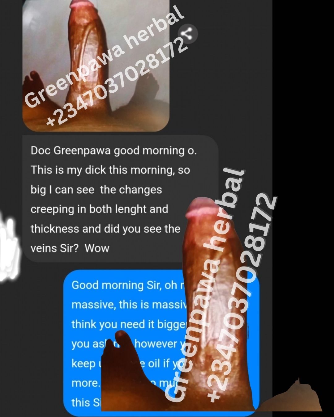 Greenpawa Gbola Enlargement oil dick enlargement oil testimony